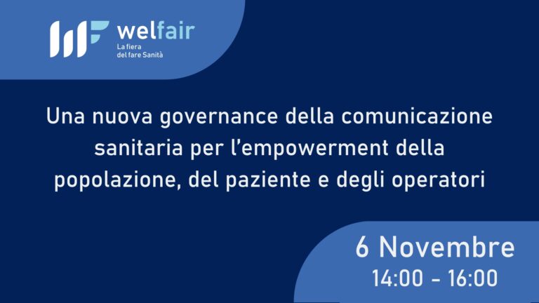 Welfair, la fiera del fare Sanità - 5, 6, 7 Novembre a Fiera di Roma
