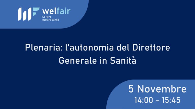 Welfair, la fiera del fare Sanità - 5, 6, 7 Novembre a Fiera di Roma