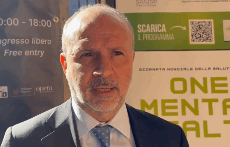 La fotografia è del Ministro della Sanità Orazio Schillaci