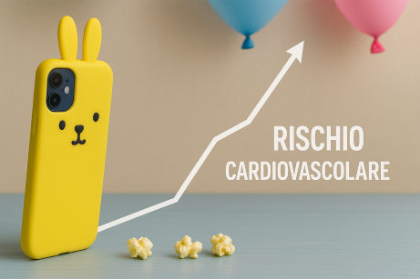 schermi digitali e rischio cardiologico bambini