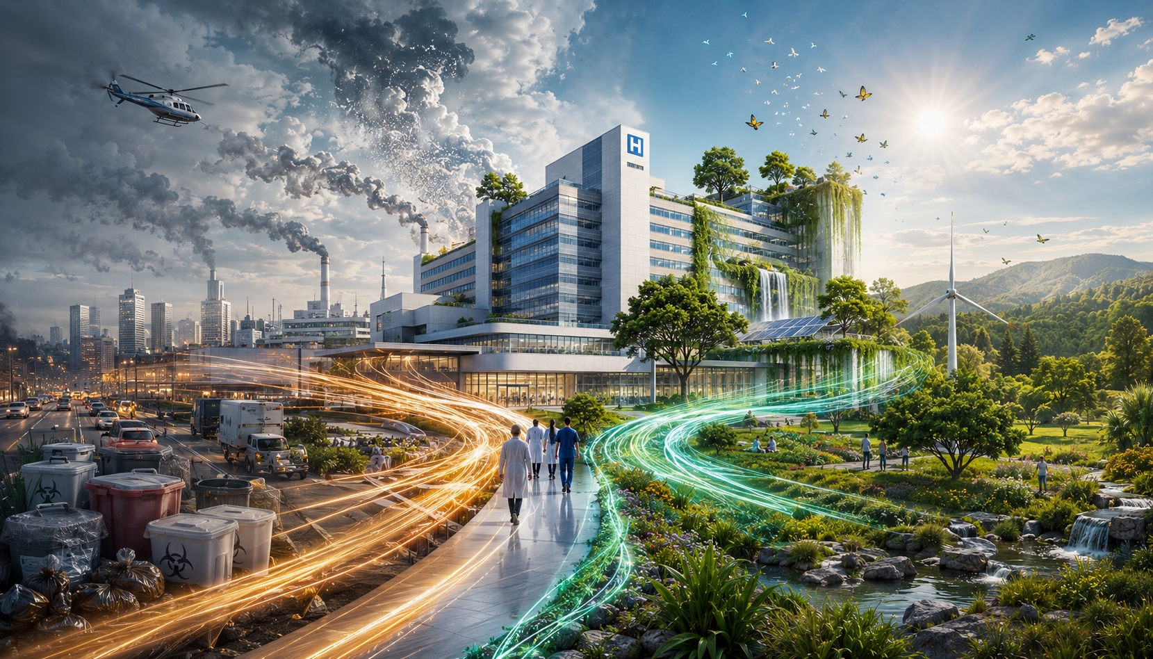 Il progetto Caring Nature, coordinato dall'Università Cattolica, lavora su edifici, rifiuti, telemedicina e governance per una sanità climaticamente sostenibile
