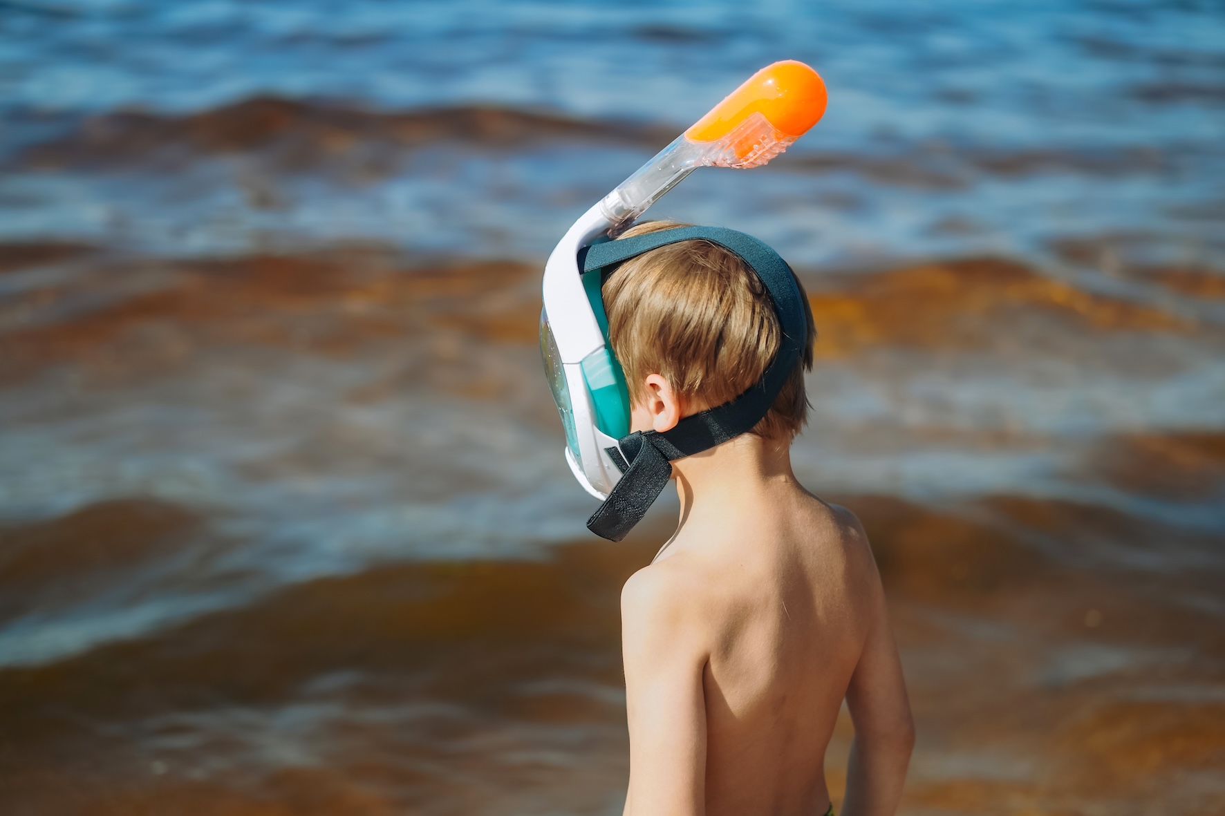 snorkeling full face bambini